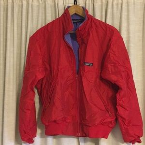 Vintage Red Patagonia windbreaker